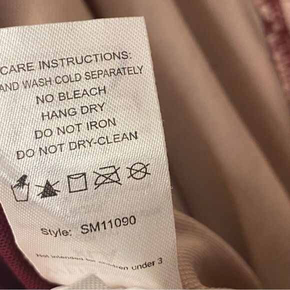 WEISSMAN Dance Costume Burgundy red jumpsuit Mesh Cropped Unitard SM11090 XLA - Picture 9 of 15